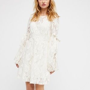 FREE PEOPLE Rubi  Lace Mini Dress-M